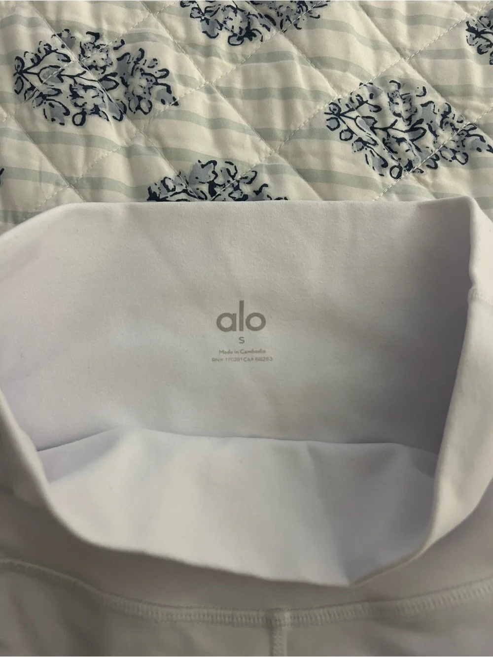 ALO Yoga White High-Rise Leggings
